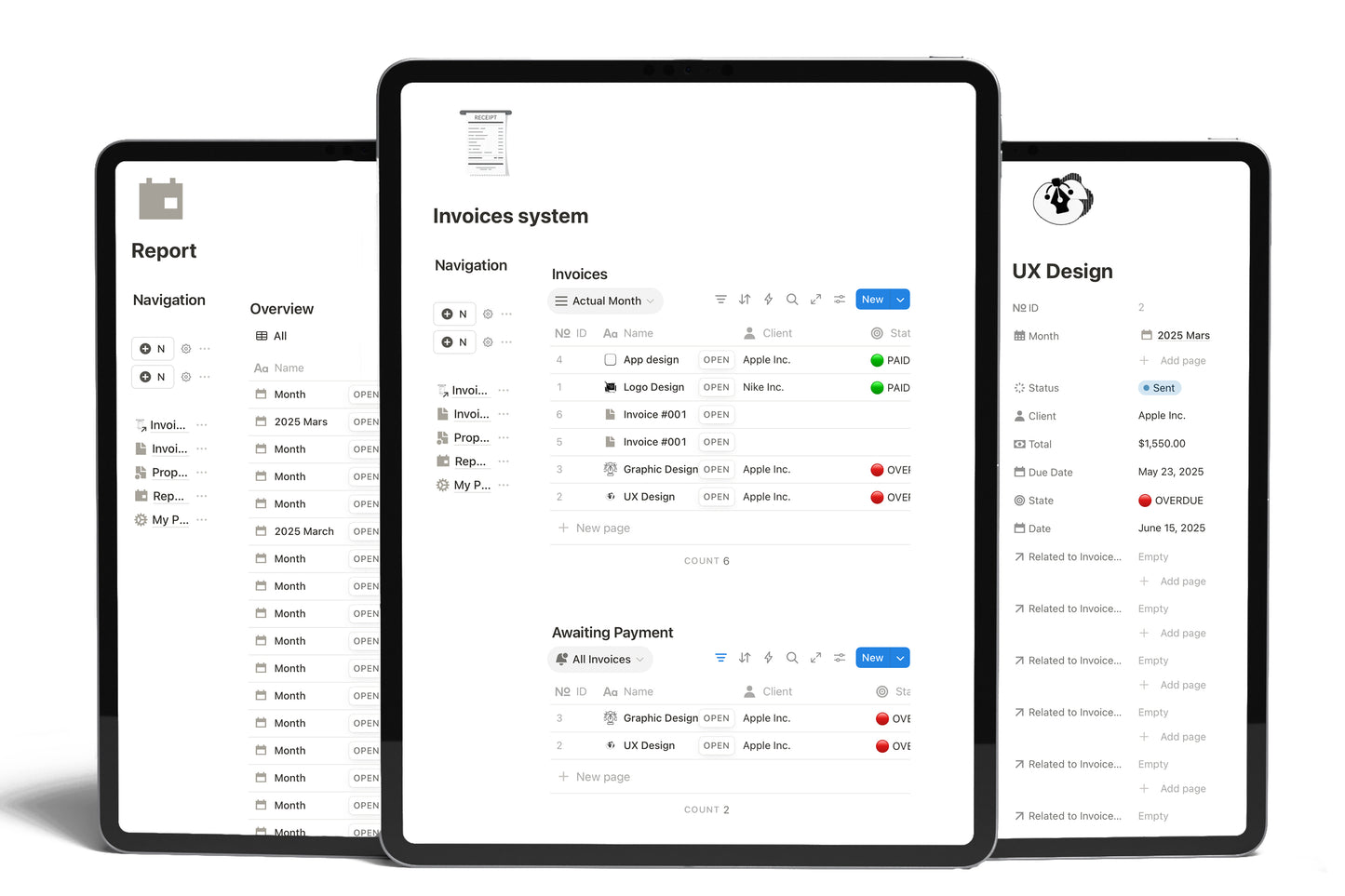 Invoices System